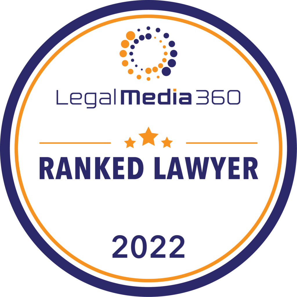 LegalMedia360 Ranked Lawyer 2022