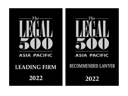 OLN Award Legal 500 Asia Pacific