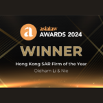 Oldham, Li & Nie Named Hong Kong Law Firm of the Year at Asialaw Awards 2024 