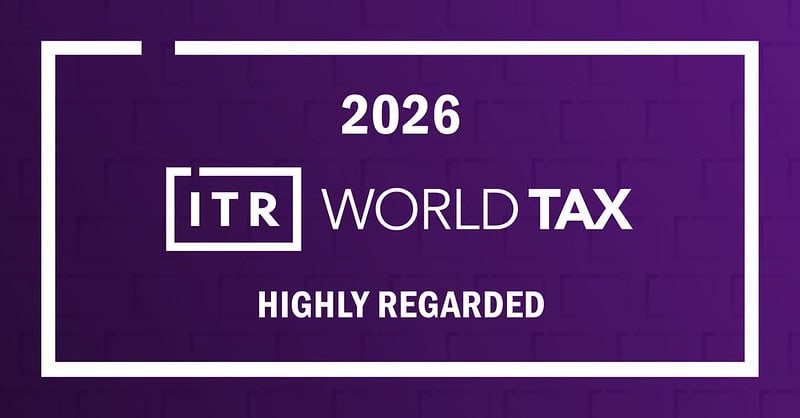 ITR World Tax 2026 Highly Regarded Practitioner - Oldham, Li & Nie